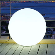 Luminous, White Ball - mains powered -  60 cm